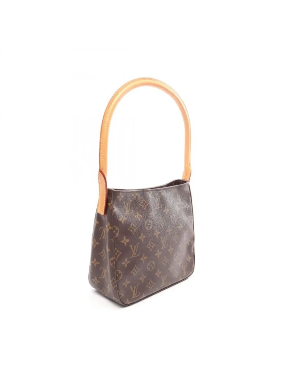 Louis Vuitton Shoulder Bag Looping MM Monogram Canvas Leather